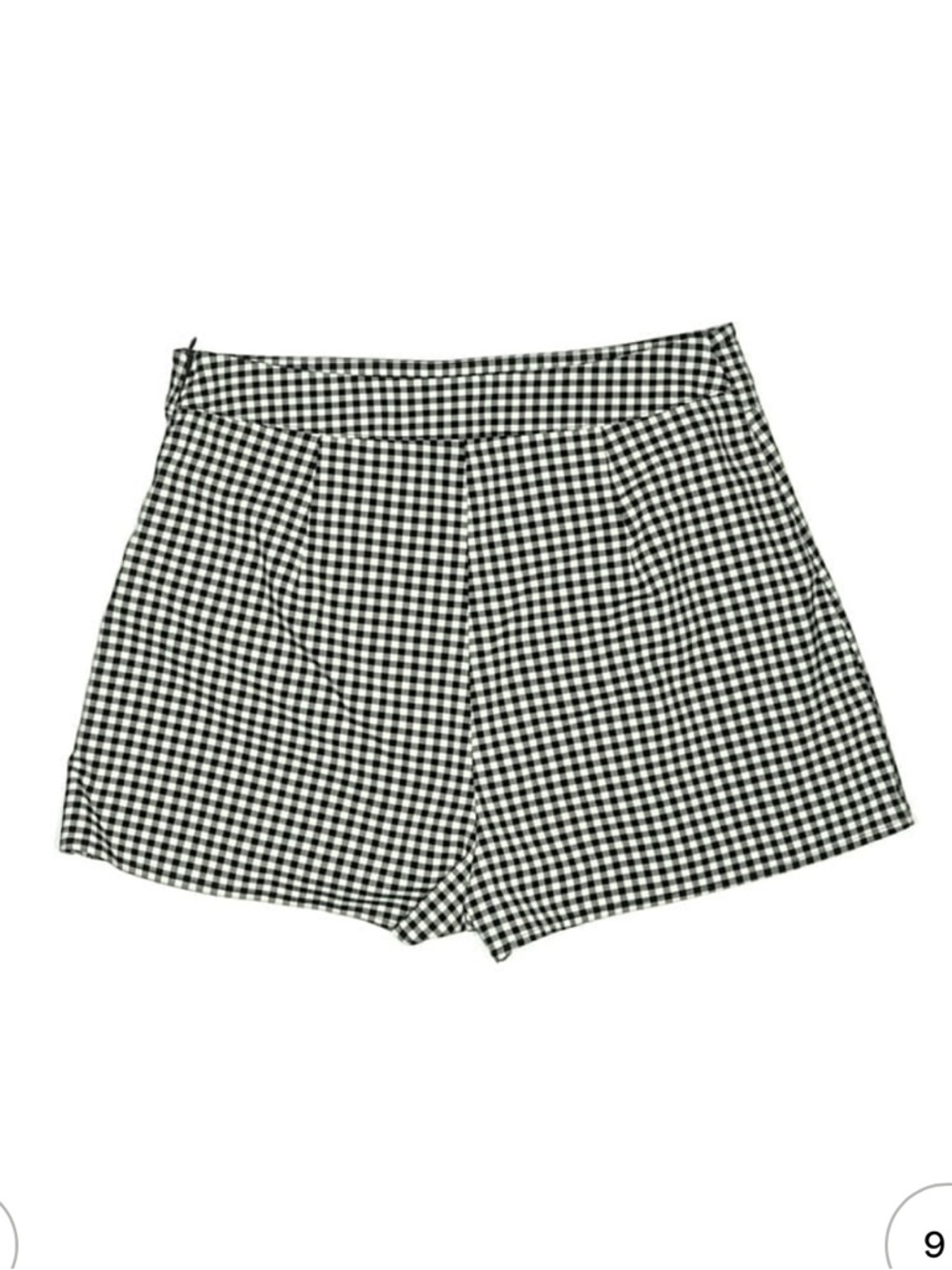 Zara gingham box pleat skort S - Picture 2 of 9